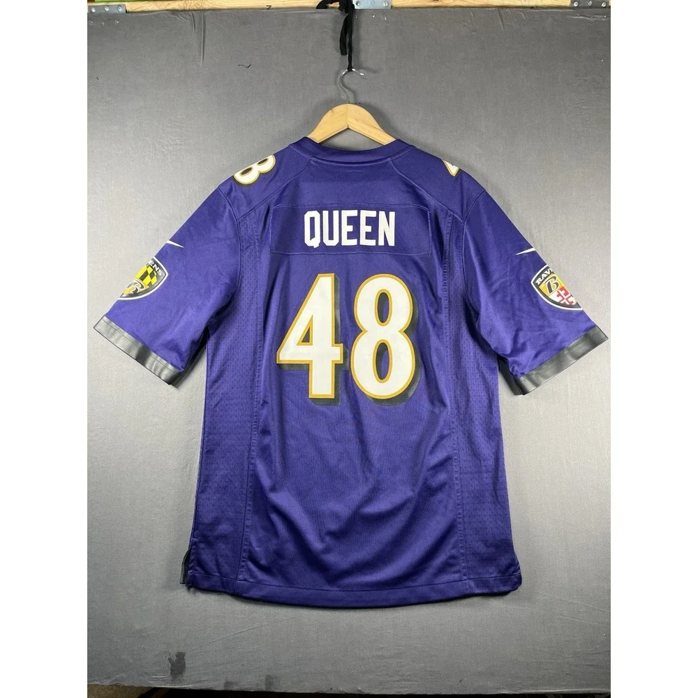 Nike On Field Baltimore Ravens NFL Jersey Queen 48 Purple Nike Size M